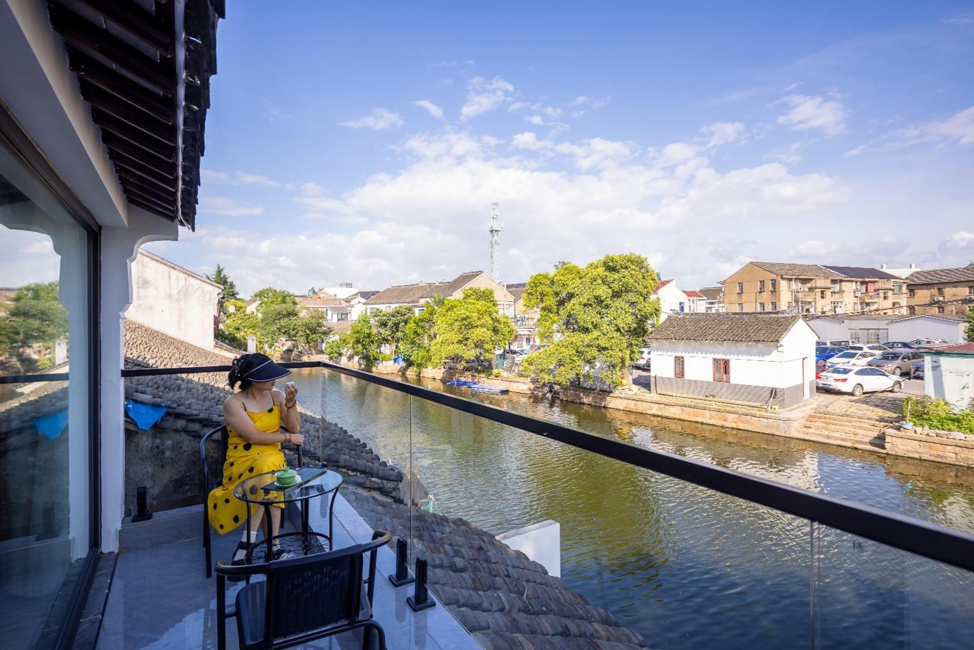Tongli Slowlife River View Inn Сучжоу Экстерьер фото