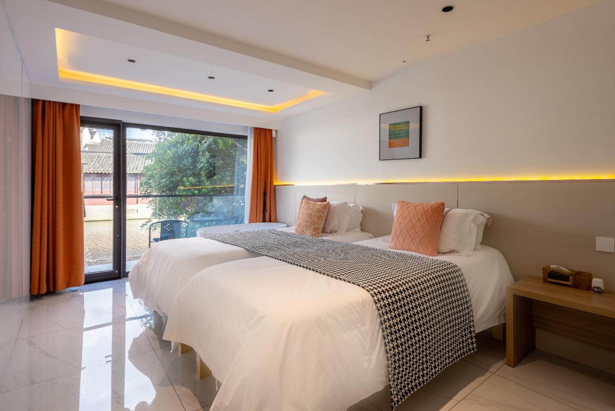Tongli Slowlife River View Inn Сучжоу Экстерьер фото