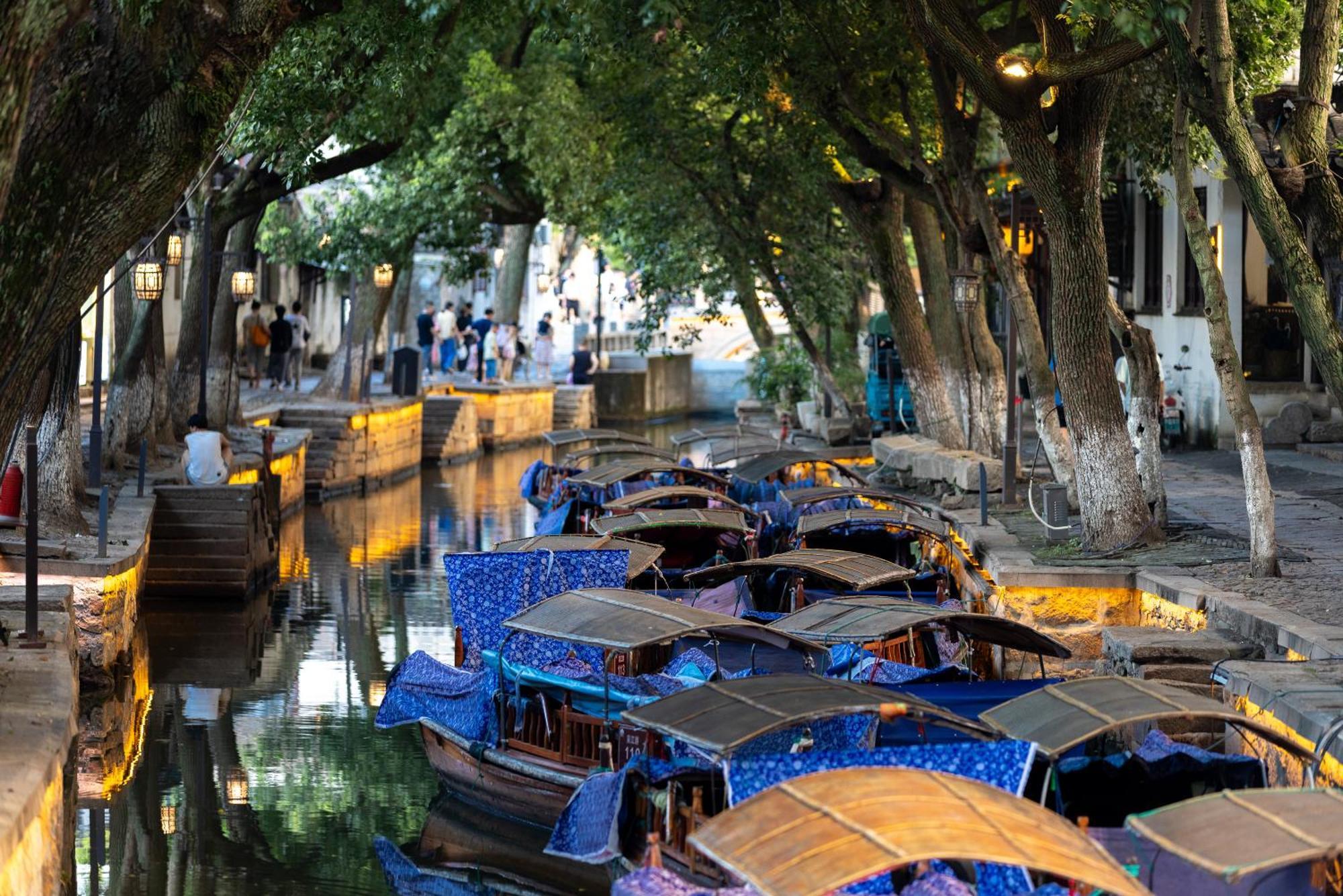 Tongli Slowlife River View Inn Сучжоу Экстерьер фото